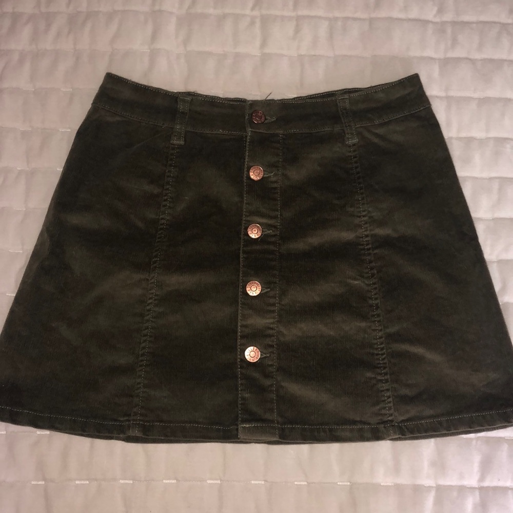Celebrity Pink Corduroy Skirt